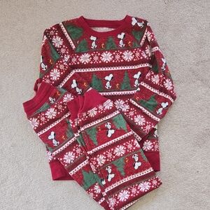 American Eagle A/E x Peanuts Snoopy Christmas Pajama Set